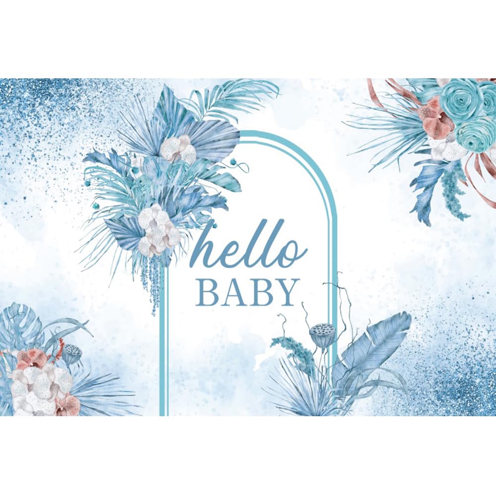 Bohemian Pampas Grass Balloon Girl Birthday Party Cake Smash R Backdrop Photo Studio 10 thumbnail image