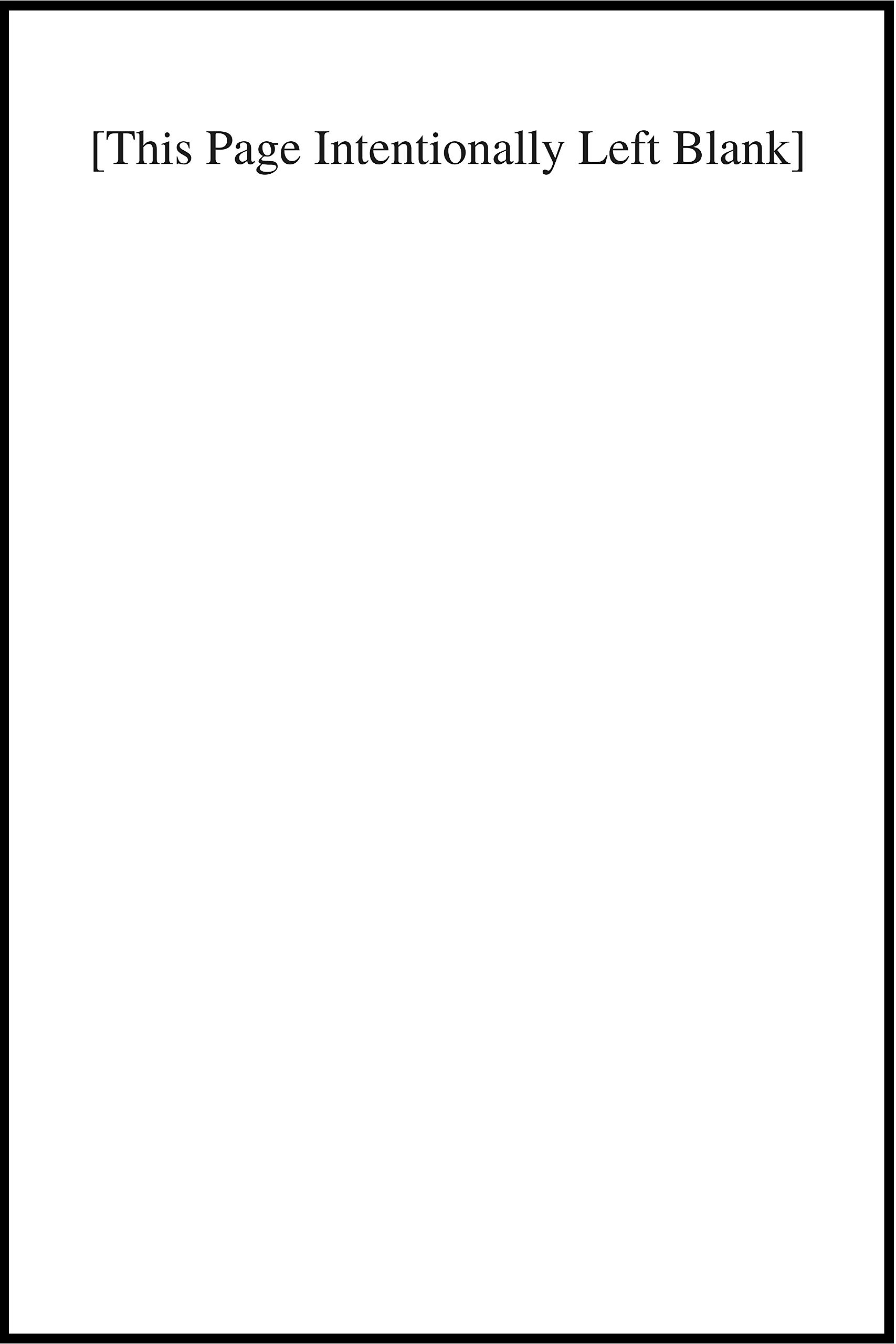 This Page Intentionally Left Blank