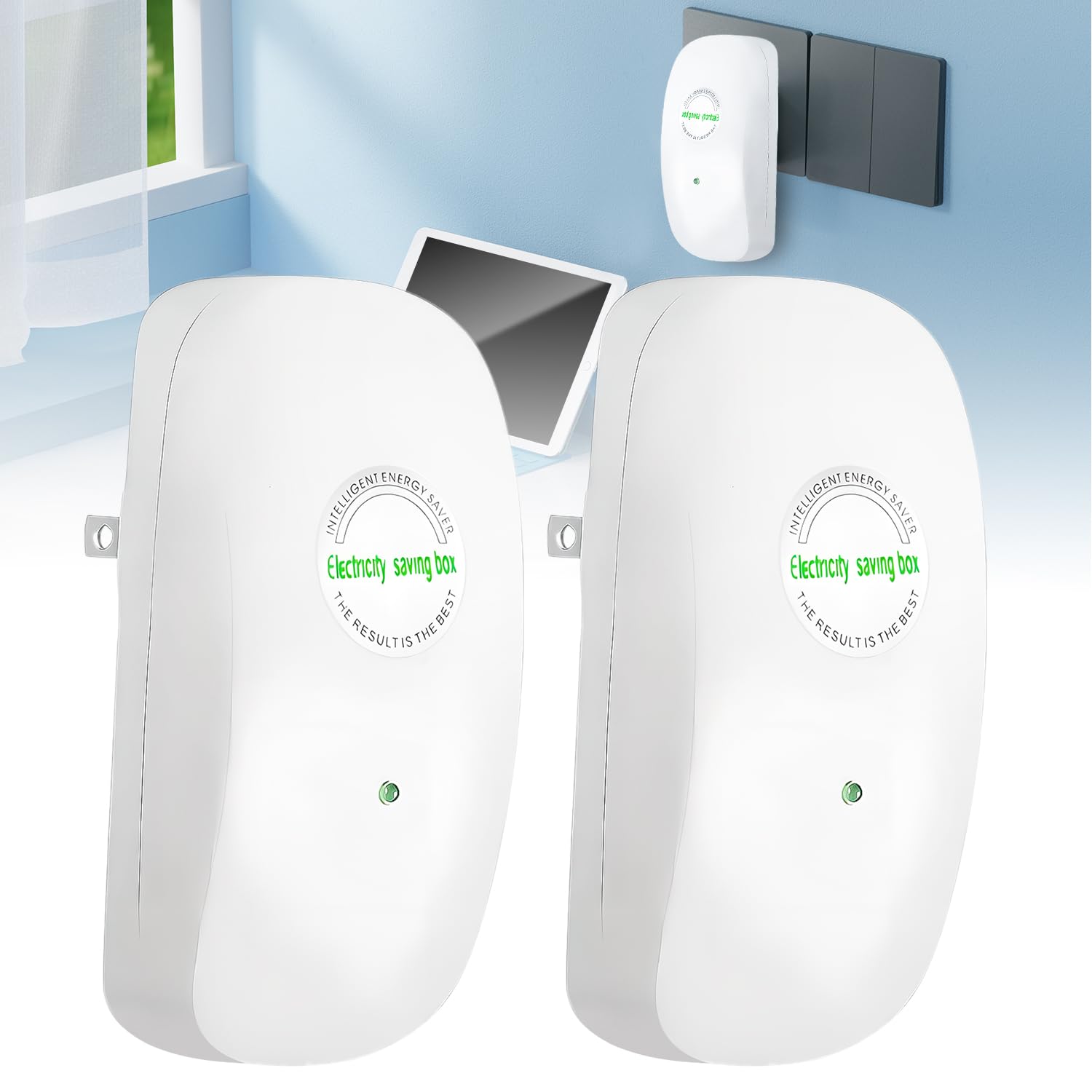 Power Saver Energy Saving Device, 2025 Upgraded Household Electricity Saving Box, Office Electricity Saving Device, Electricity Saving Box Device US Plug 90V-250V 30KW (2)