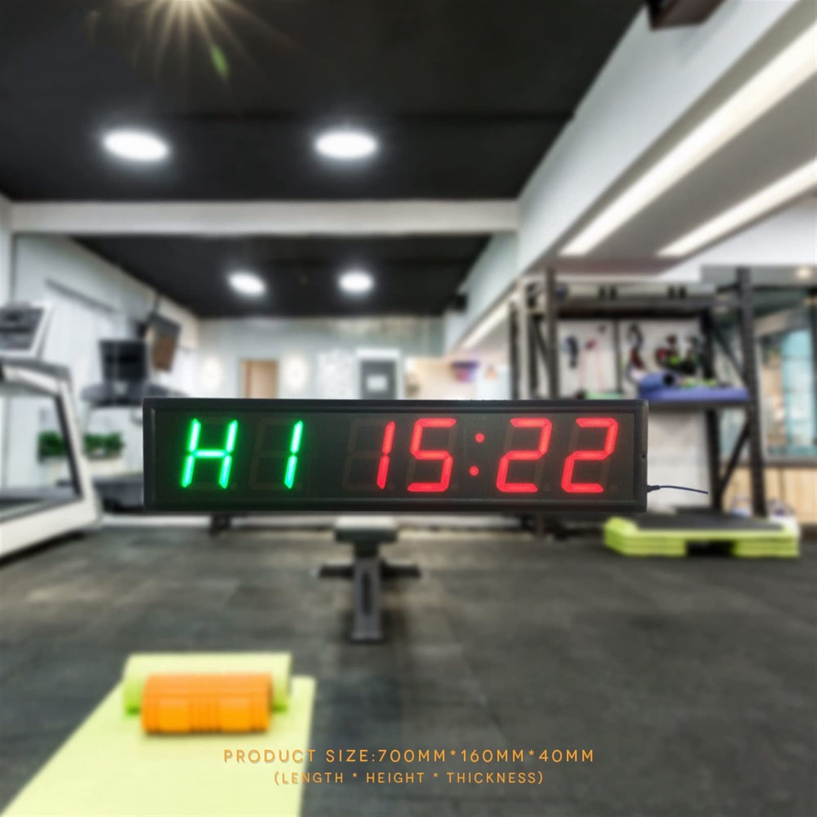 Freight Free 4 '' 6Digits GUIDATO Timer di allenamento del conto alla rovescia for il garage Home Gym Crossfit Training Emom. Timer di fitness Tabata.
