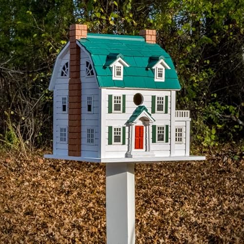 Bestnest Home Bazaar Dutch Colonial Bird House With Pedestal thumb #5