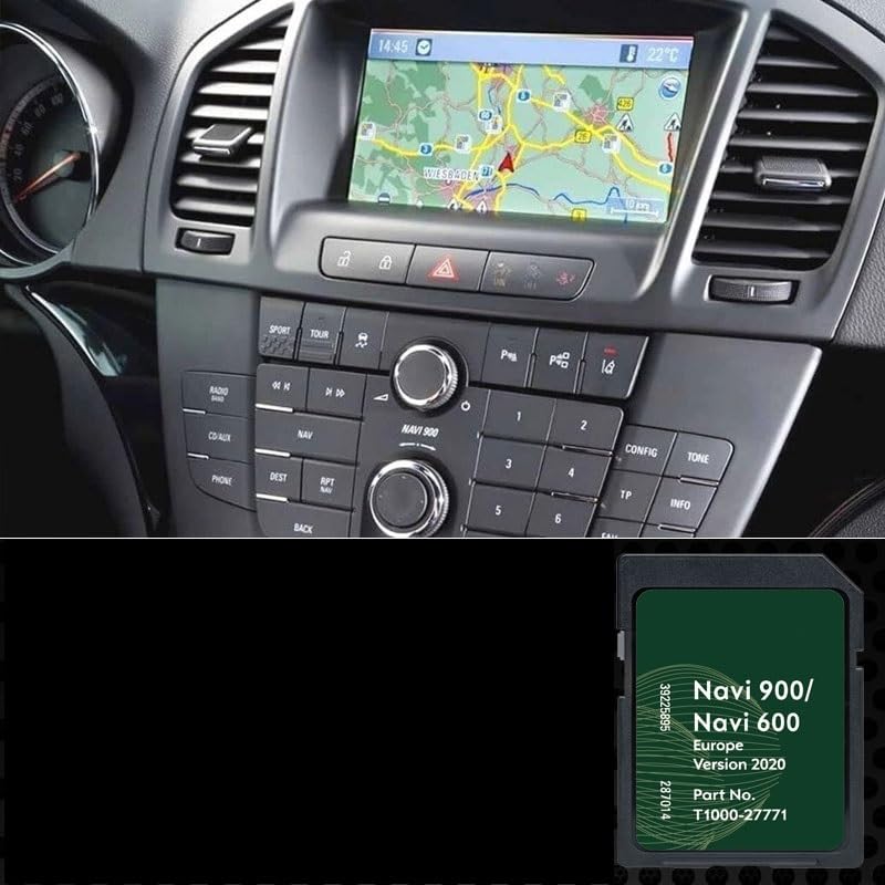 Generisch Actualización de cartografía navegación GPS – Europa 2020 – Compatible con Opel NAVI600 NAVI900