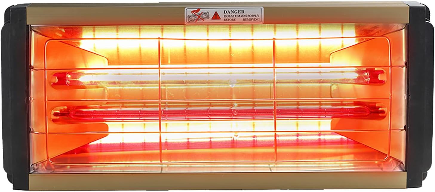 DATOUBOSS Baking Infrared Paint Curing Lamp 2000W Short Wave Infrared Heater Dryer Lamp for Car Bodywork Repair Paint Curing Systems 110V(DT-KC-002)