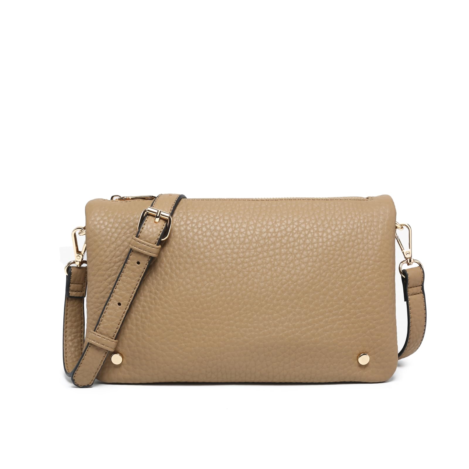 JEN & CO. Phiona Stud Crossbody Bags Vegan Leather Clutch Purses Shoulder Handbag Wallets for Women