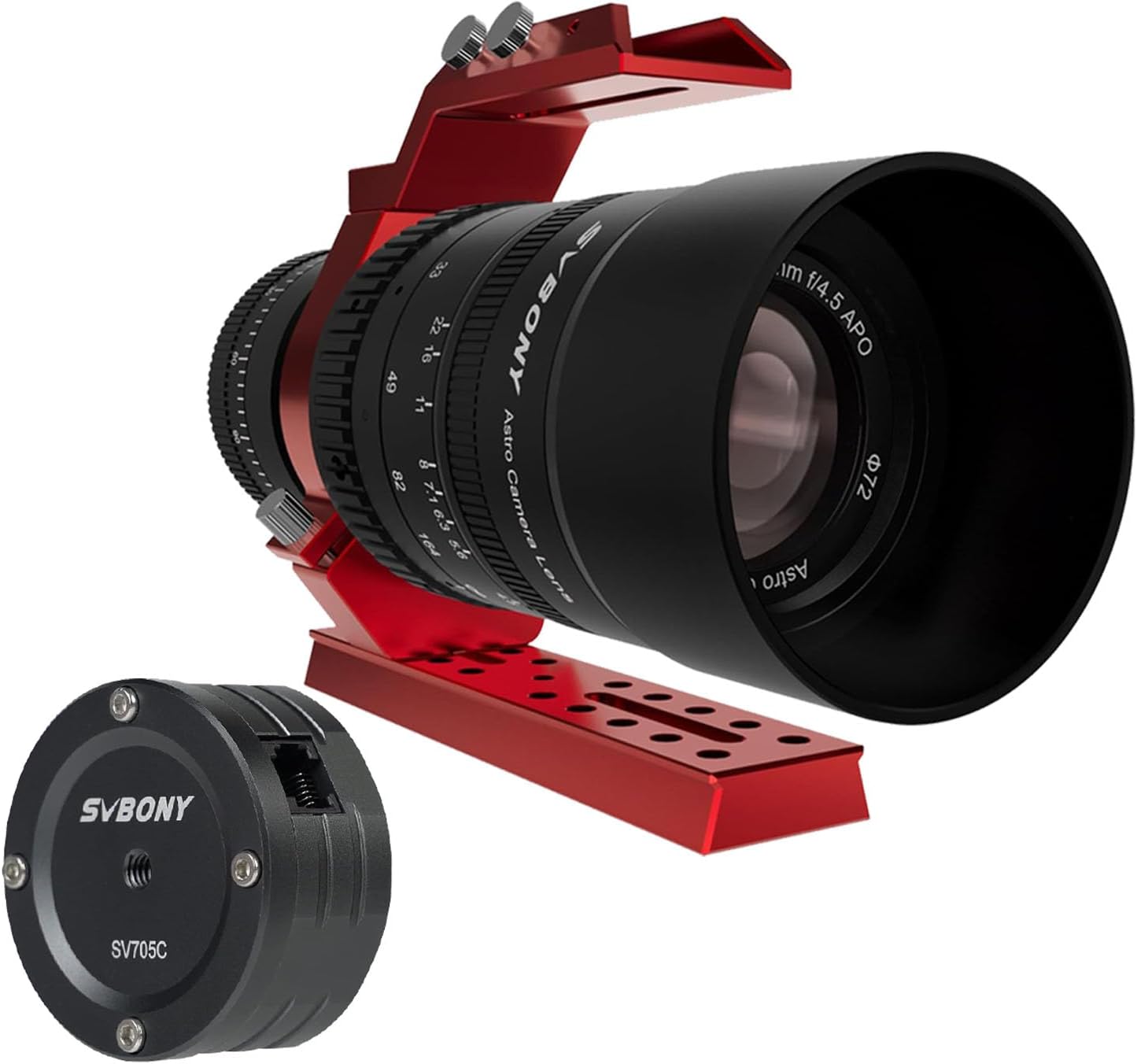 SV555 APO Telescope Refractor 54mm, Astrophotography SLR Camera Lens Bundle with SV705C Telescope Color Camera with USB 3.0 for Wide Field Astrophotography