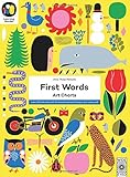 First Words: Art Charts: Learn 100 first words with 12 decorative prints to hang on your nursery...