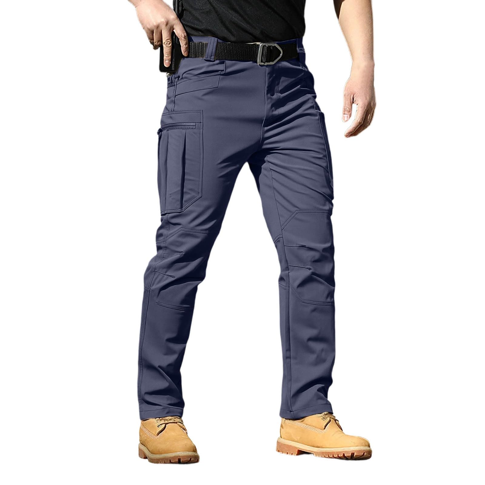 Short cargo homme ample uni - Coupe décontractée légère pour l'été