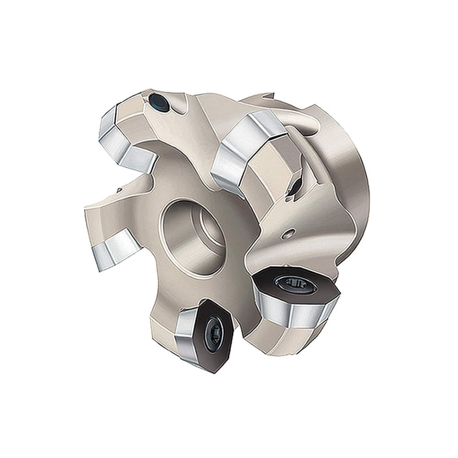 F4080.B40.125.Z07.03 - Walter Indexable Face Mill: 125.00mm Max. Cutting Dia., 0 Side Cutting Edge Angle,