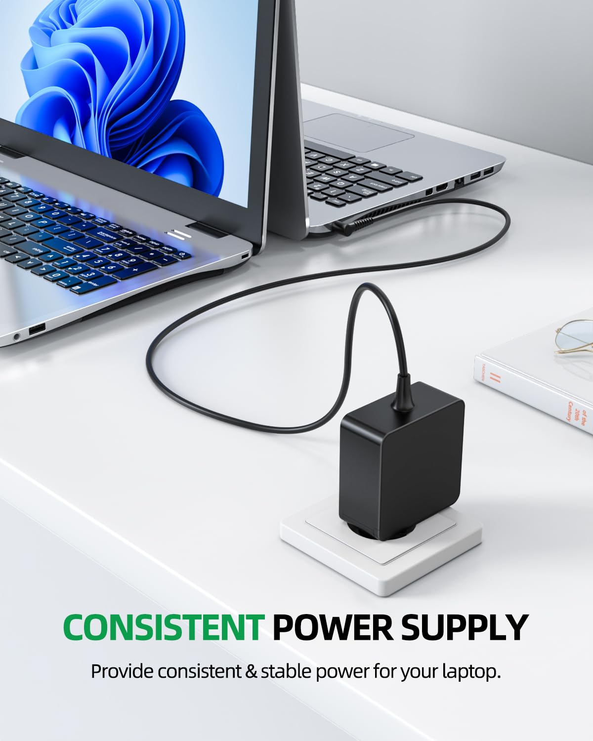 Superer 65W Caricatore Compatibile con Lenovo Ideapad 3 5 1 330s 330 320s 320 310, V14 V15 V17, S145 S130 S340 S540 L340 C340, per Slim 1 3 5 1i 3i 5i, per Yoga 510 710 720 Caricabatterie Alimentatore