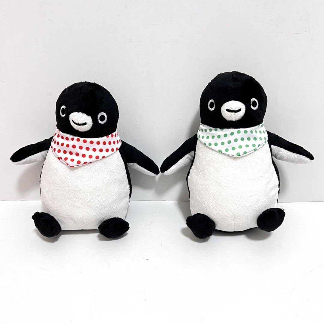 Amazon.co.jp: 【グッズ】Suicaのペンギン 水玉 スカーフ ぬいぐるみ