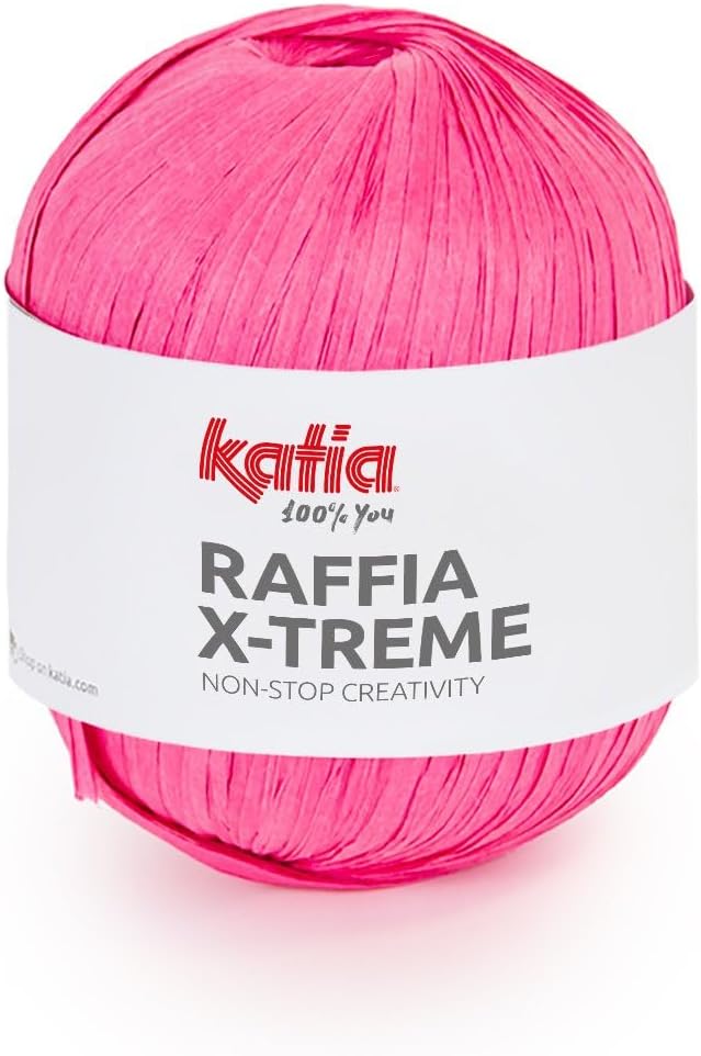 Katia RAFFIA X-TREME 100g 120m balls Fuchsia (106)