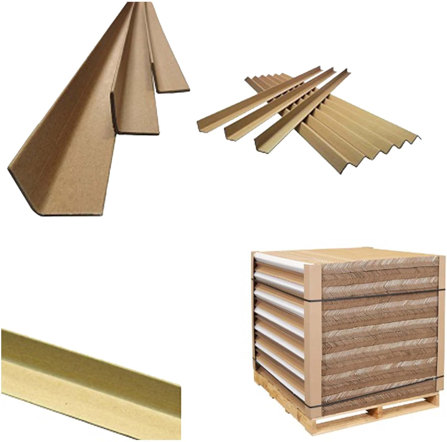 BBP Express Cardboard Pallet Edge Corner Guard Protectors Protection (Cardboard Pallet Corners