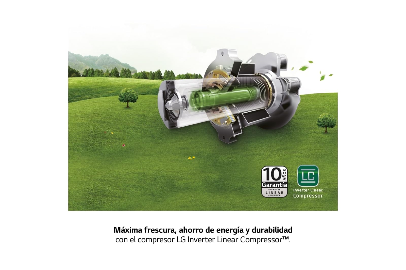LG GSXV90MBAE - Frigorífico Americano No Frost Instaview, de 635 litros, Frigorífico Función Linear Cooling y Compresor Smart Inverter, Color Gris Inox Acero Texturizado Antihuellas