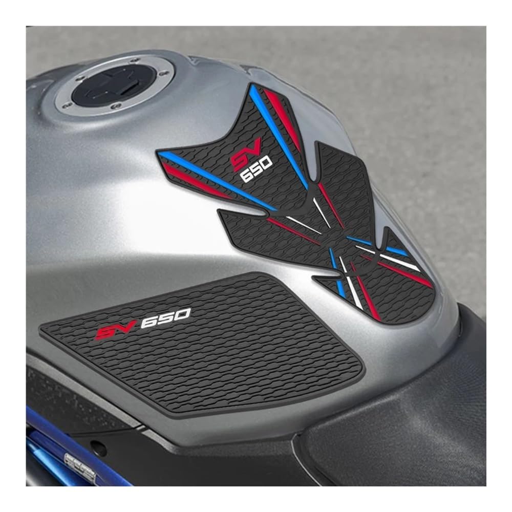 Moto Protection réservoir Coussin pour SV650 SV650X Sv650 Moto Accessoire Réservoir De Carburant Tampon Autocollant Traction Antidérapant Côté