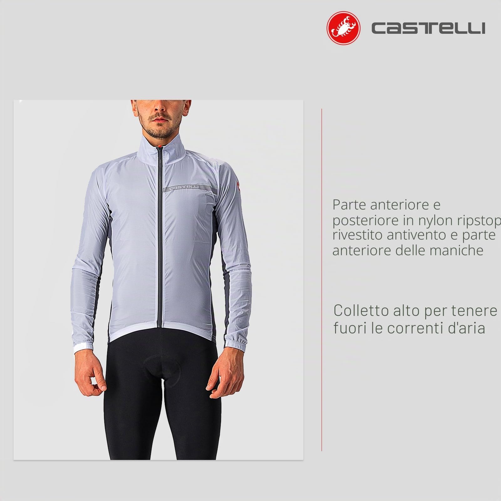 CASTELLI Men's Squadra Stretch Jacket Jacket (pack of 1)