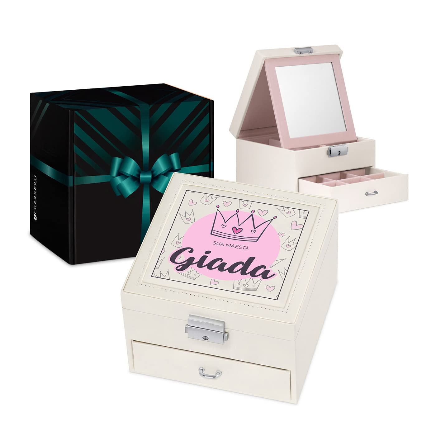 Scatola Portagioie Borsa Da Viaggio Velluto | Sprezzi Fashion - Foto 7