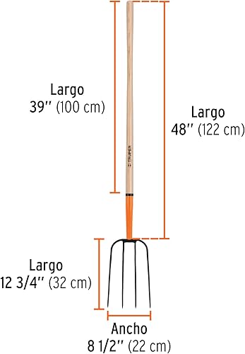 Miniatura 3 de TRUPER BPJ-4 Tenedor de estiércol de 4 dientes 8 1/2" (22cm)