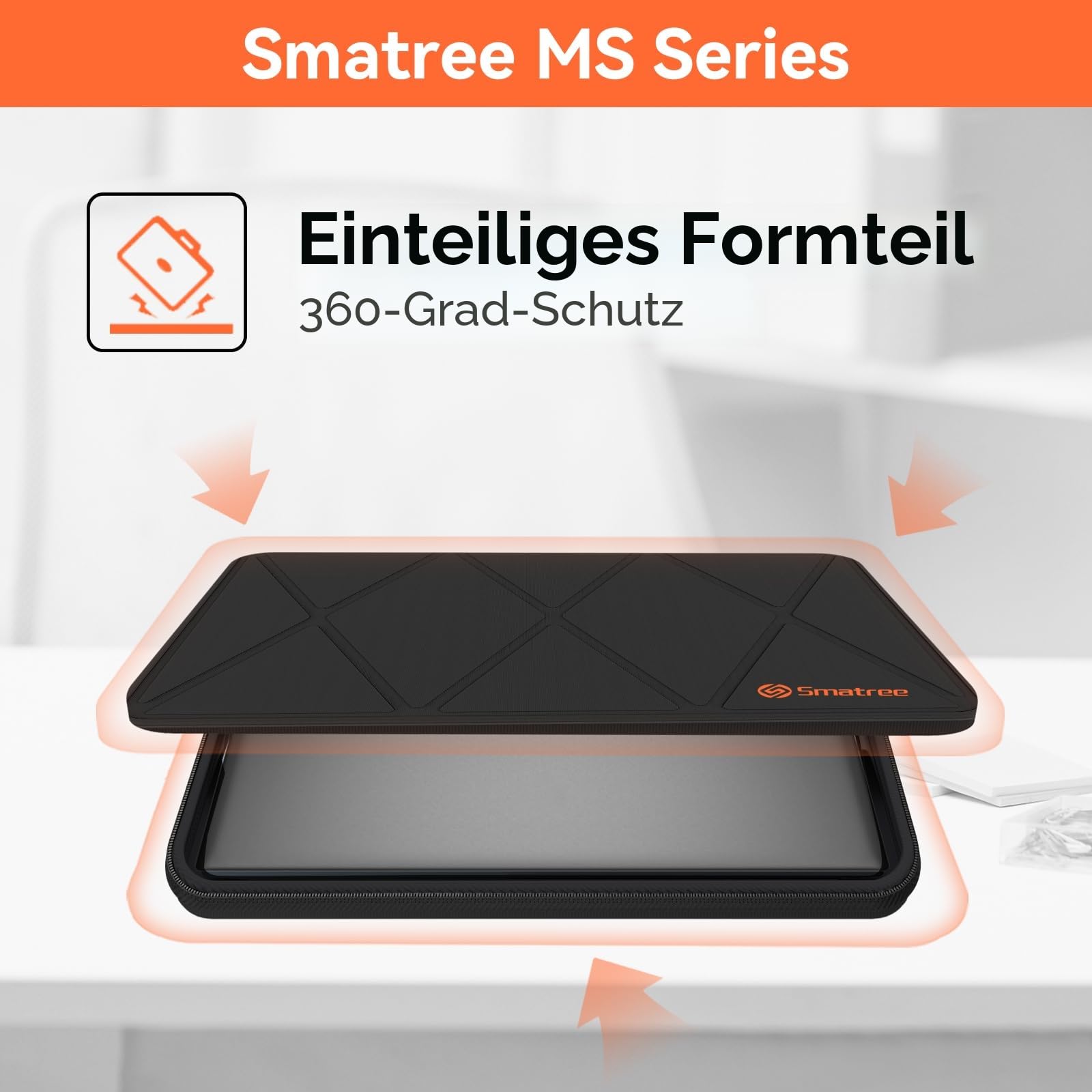 Smatree MS89 Hard Eva Schutzhülle mit Ständer Kompatibel für 15,6 Zoll ASUS TUF Gaming F15/A15, für TUF Dash F15 2022/2021, 16 Zoll TUF Gaming A16 2024/2023, ASUS Zenbook Pro 16X OLED UX7602 case