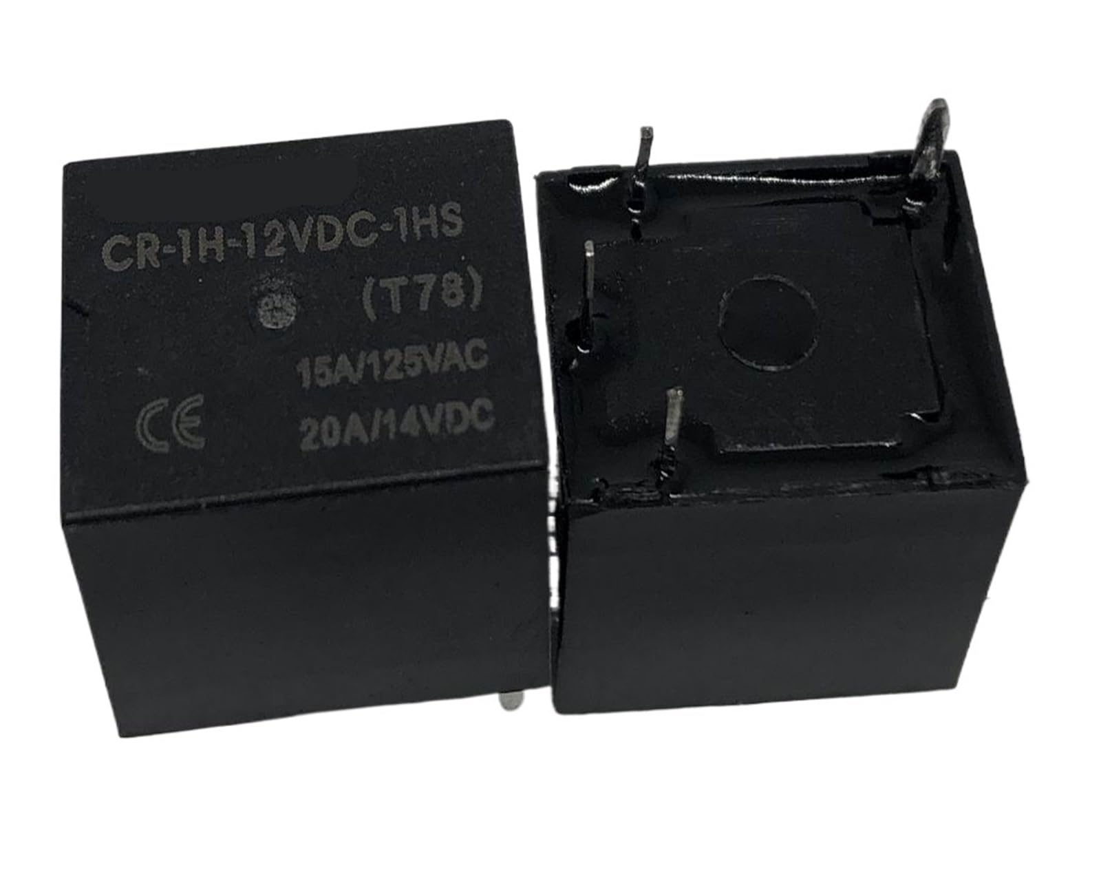 Relais CHANSIN CR-1H-12VDC-1HS T78-1A-12V-20A à 4 broches pour circuits