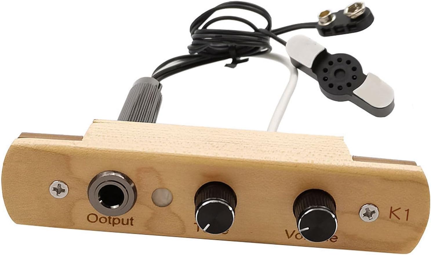 Cajon Drum Sound Hole Pickup With Tone Volumes Control Microphone Pickup Systems For Box Drum Easily To Install