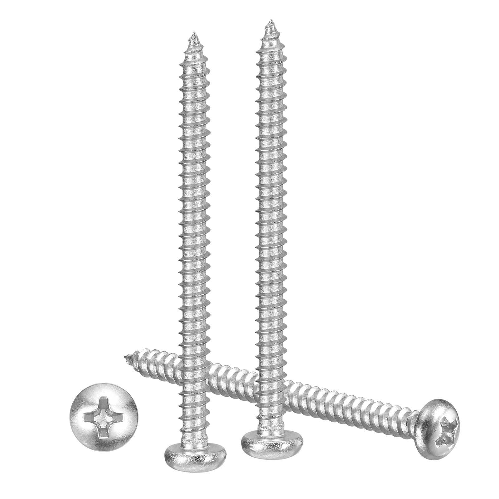 METALLIXITY Phillips Pan Head Self Tapping Screws(M3x45) 50Pcs
