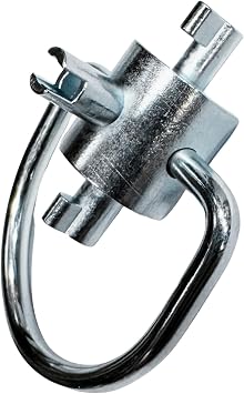3-in-1 HVAC Tools AC Valve Core Removal Tool Locking Refrigerant Caps Key R410 R22 Refrigerant - Essential Service Tech Tool for Locking Caps & Service Valves. ECWB
