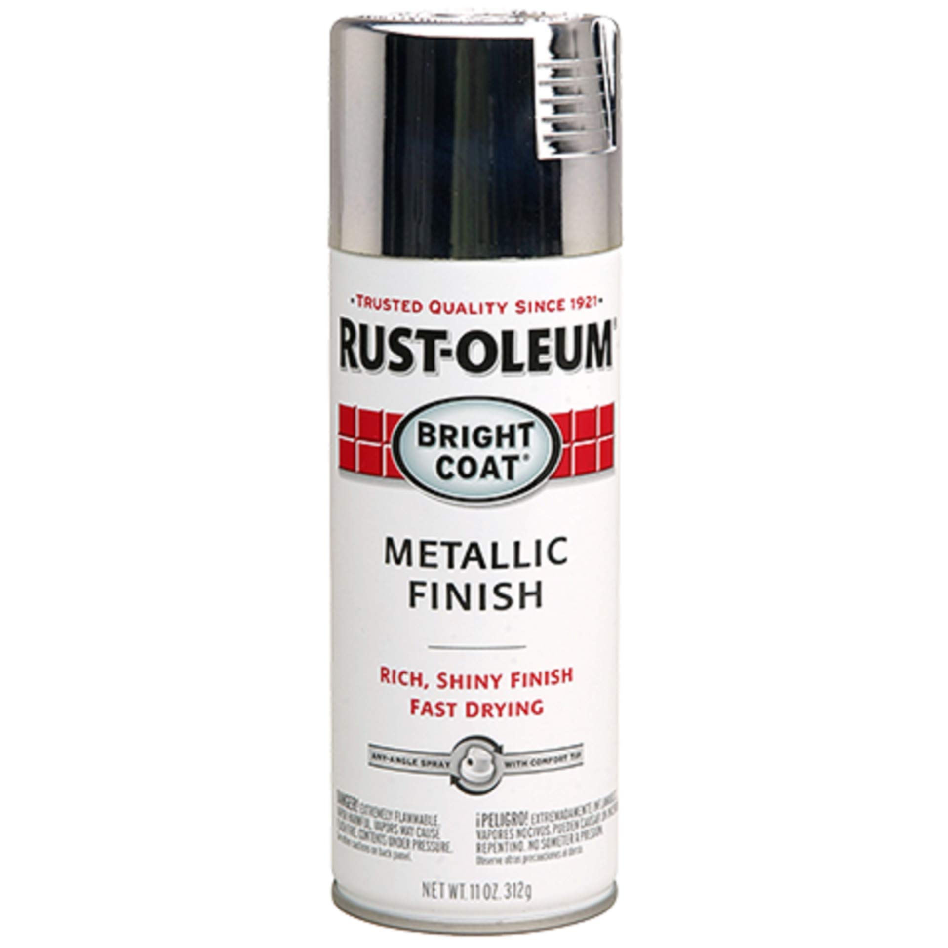 Stops RUSt Bright Coat Metallic Finish Spray - 7718830-11 Oz, Chrome