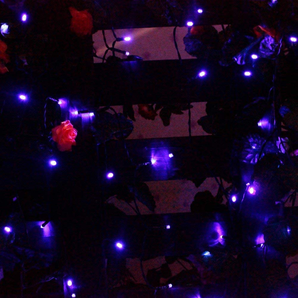 Luci di Natale USB, Catena Luminosa a 20 M e 200 LED, Luci Impermeabili con Cavo in Rame per Albero di Natale, Camera da Letto, Feste e Decorazioni per Interni (viola)