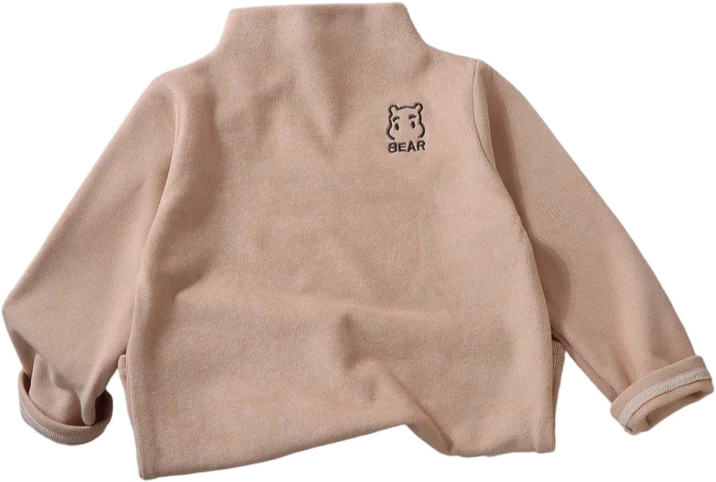Girls Long Sleeve Turtleneck Shirts Base Layer Kids Tops Tees
