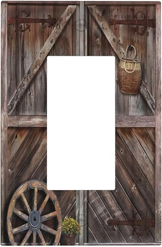 Miniatura 134 de Cubiertas Decorativas para Interruptor de Luz de Palanca Triple Retro Rojo Pulpo Monstruo Ola Marina Azul de 3 Segmentos Cubiertas de Placa de Pared