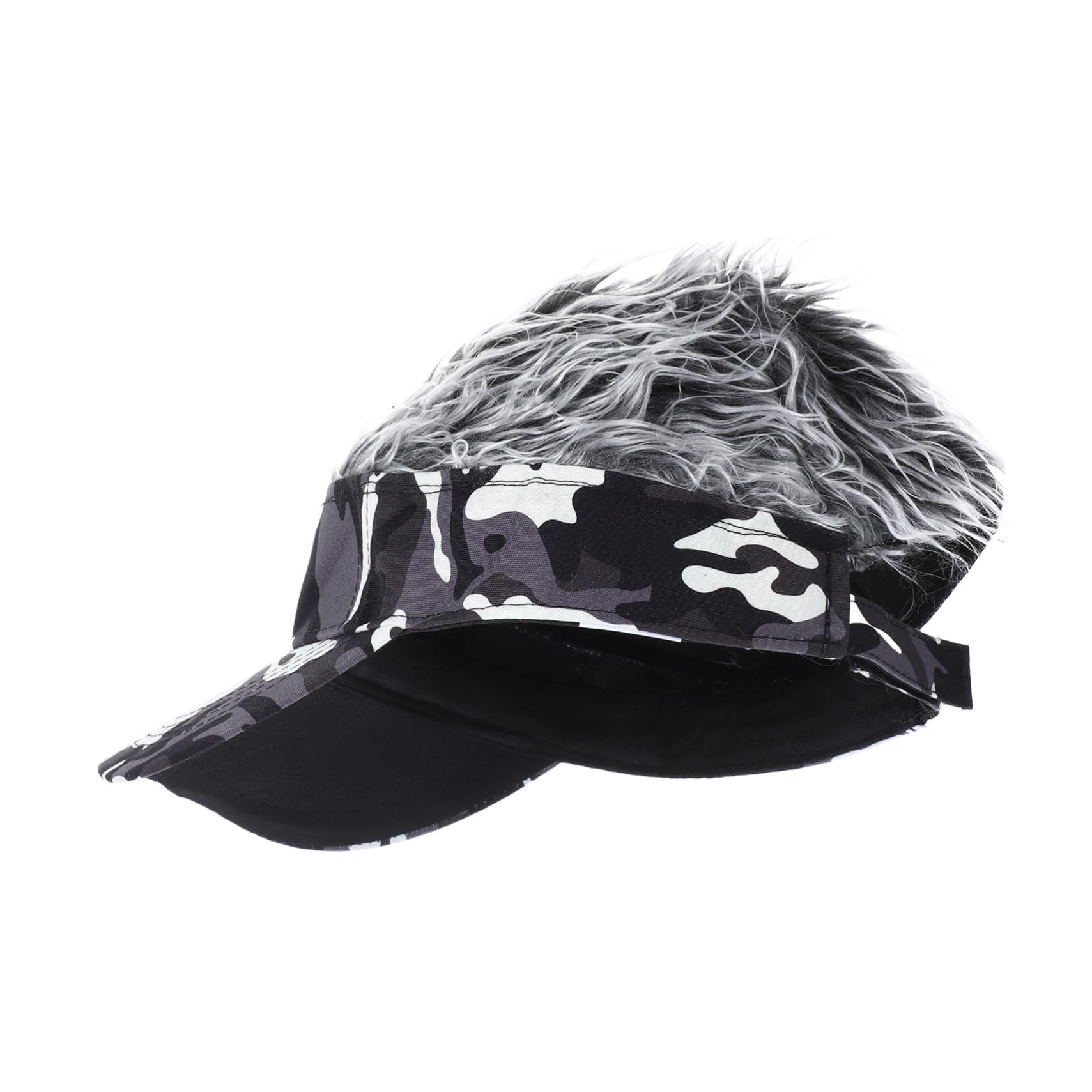 SUPVOX Peluca Gorra de béisbol Gorra de Beisbol para Hombre Sombrero de Peluca de Moda Suministros de Cosplay Gorra de béisbol Reutilizable Sombrero para Deportes poliéster