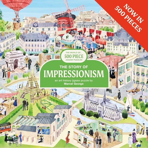 The Story of Impressionism 500-Piece Puzzle - A Art History Jigsaw Puzzle