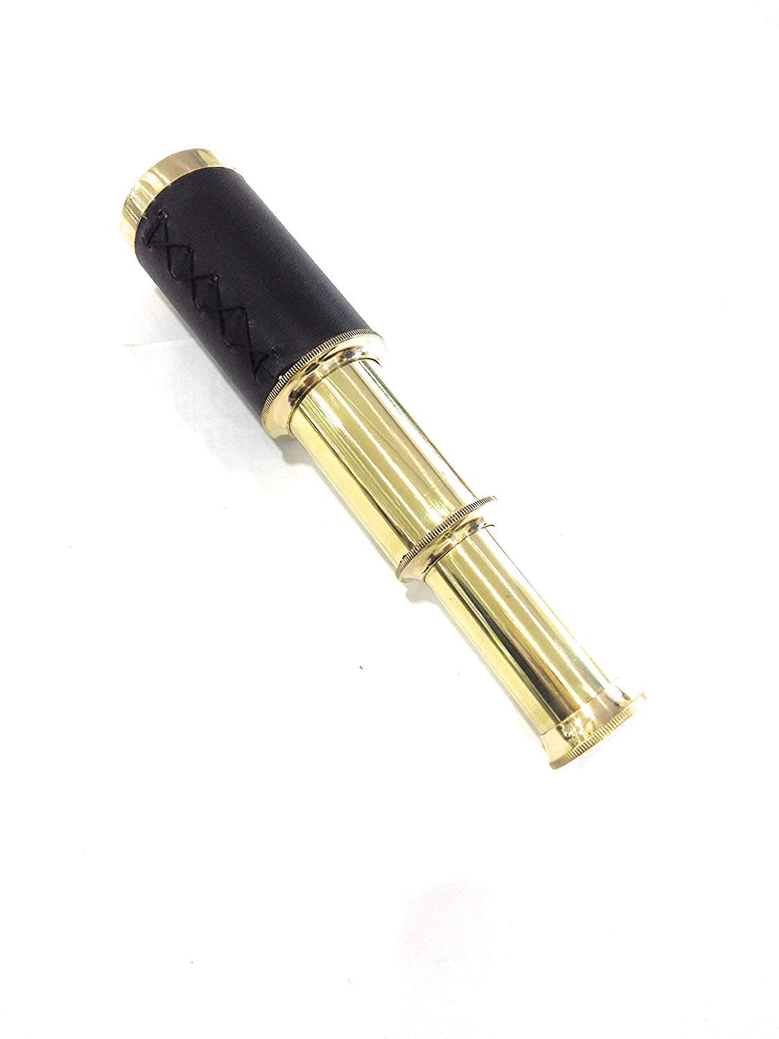 M.A & SONS 6" Handheld Vintage Brass Telescope - Pirate Navigation Collectible 1