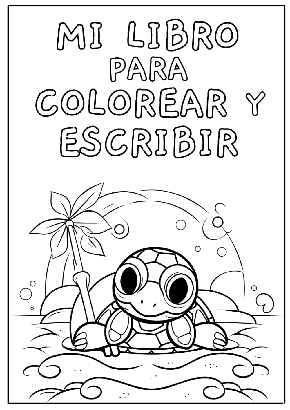 Libro de Animales para Colorear y Escribir para Niños: Aprende y Practica la Escritura: Aprende animales mientras coloreas y escribes | Para niños de 3 a 6 años