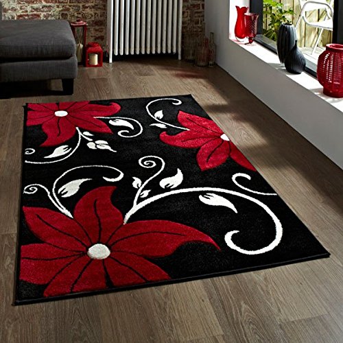 Red And Black Carpet Rugs Carpet Vidalondon