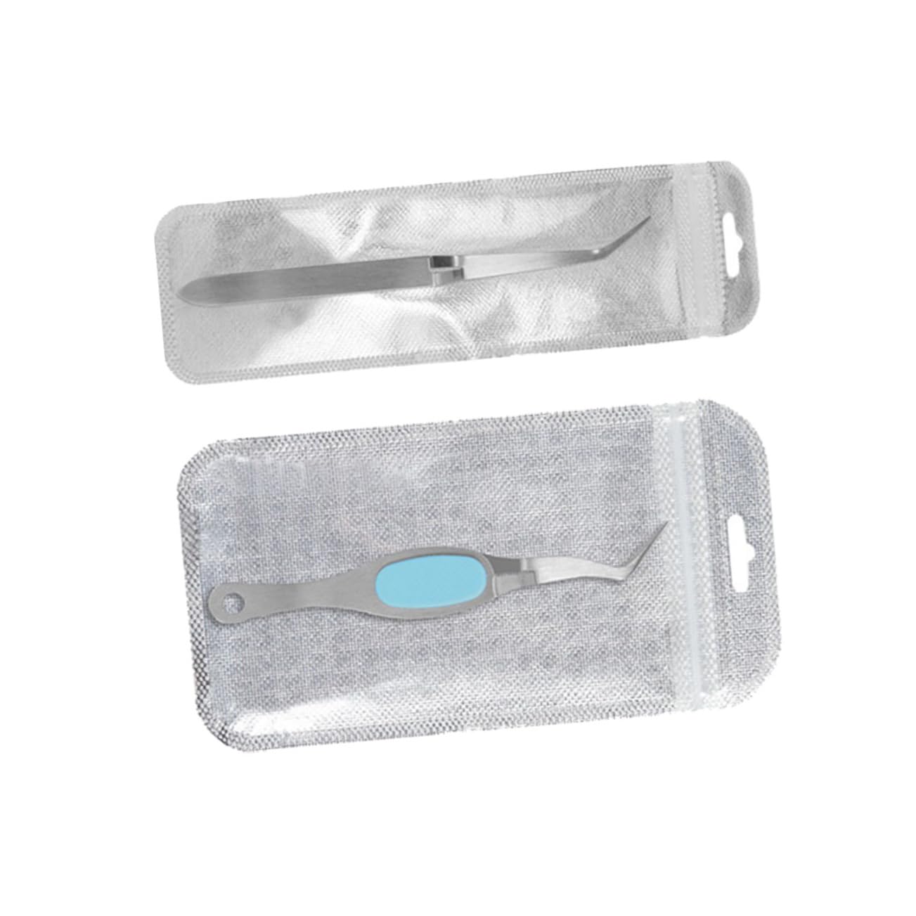 TOVINANNA 2pcs Nail Shaping Tweezers Manicure Tool for False Nail Shaping and Cuticle Care