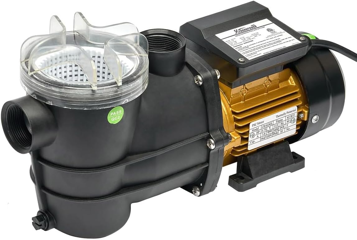 XtremepowerUS 3/4 Hp Above Ground Swimming Pool Pump
