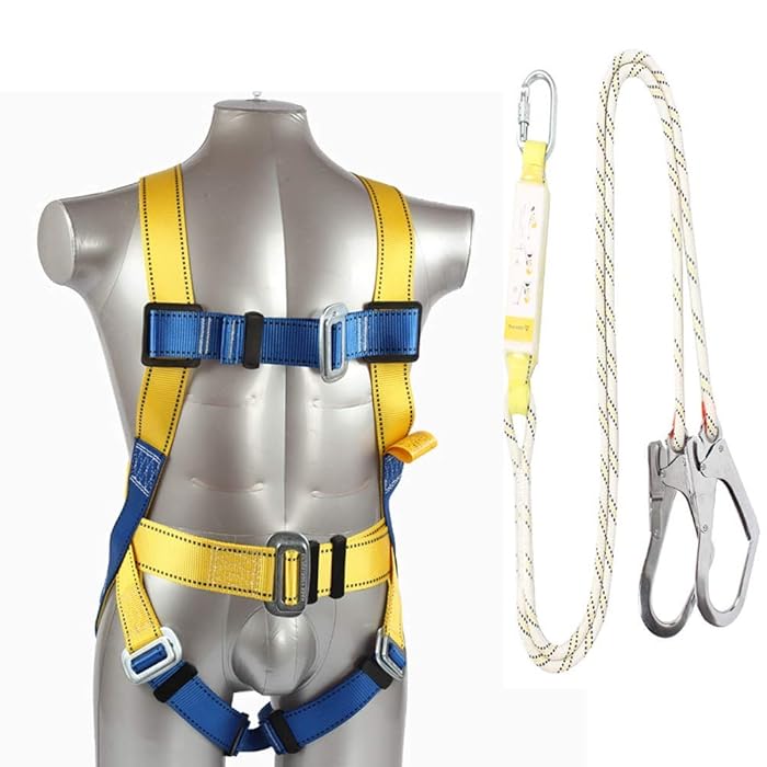 Buy Full Body Safety Harness Tool Fall Protection with 5D, Industrial