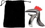 Guitar Capo for Acoustic and Electric Guitars, Alloy Bird Shape Acoustic Guitar Capo, Capo for 6 String Guitars, Bass,Mandolin, Ukulele Metal Capo Acoustic Capo Guitar Clamp(Bright Black)