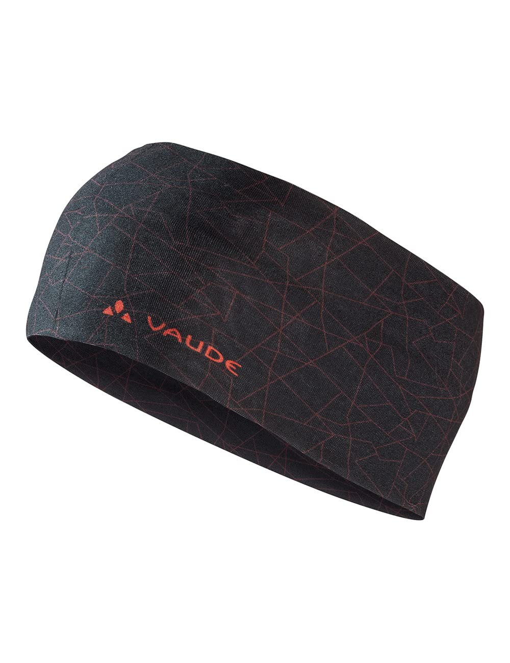 VAUDE Cassons Headband, Very Light, Breathable and Dries Quickly, Black/Black, One Size