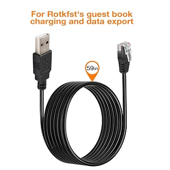 Guest Book Wedding Phone Audio Data Cable, Guest Book Audio Accessories,Only Applicable to Guest Book