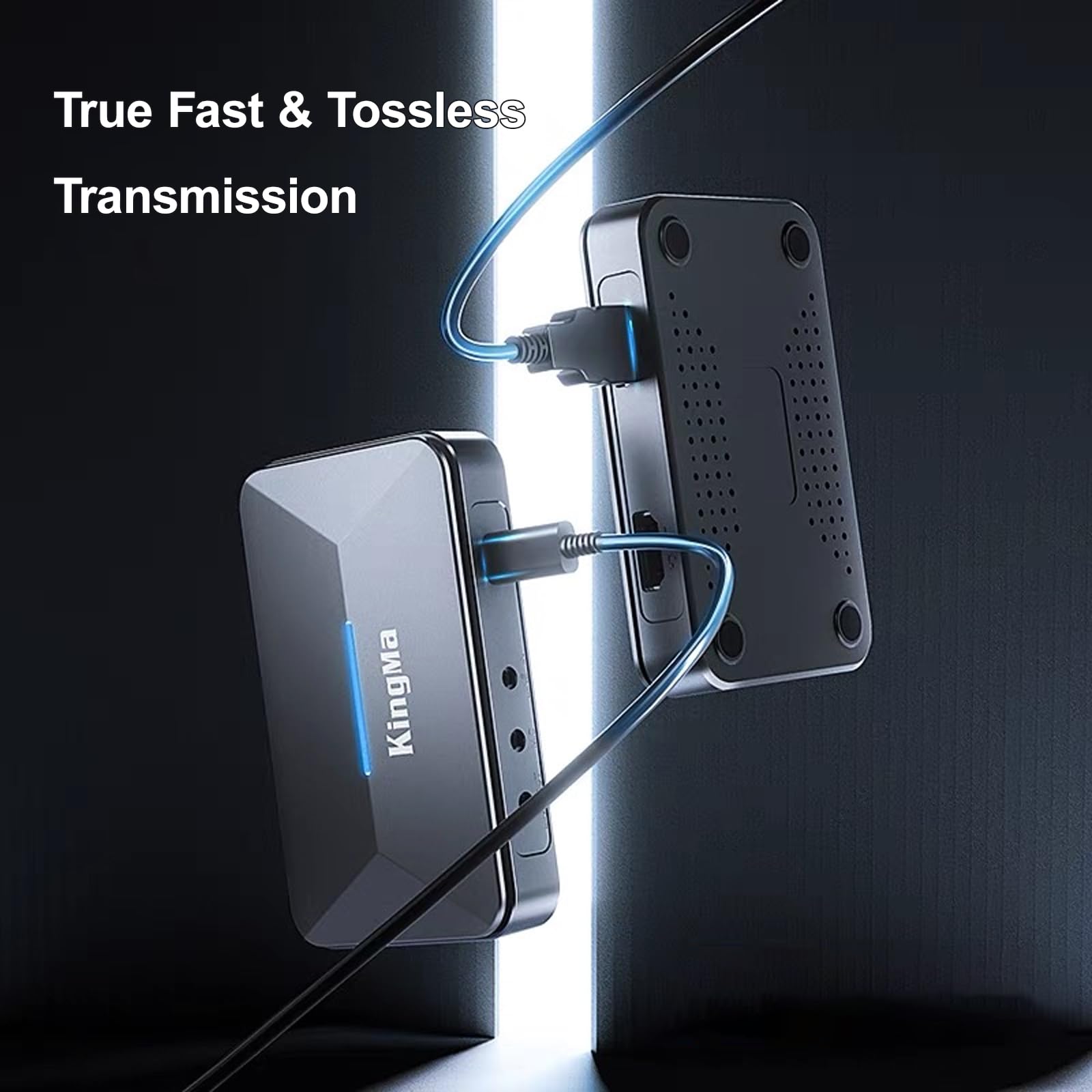 King Ma Scheda di acquisizione video, 1080p 60 Hz, USB C a USB 3.0, scheda di acquisizione audio HD, scheda di acquisizione di giochi per TikTok Live Streaming, registrazione video, funziona con