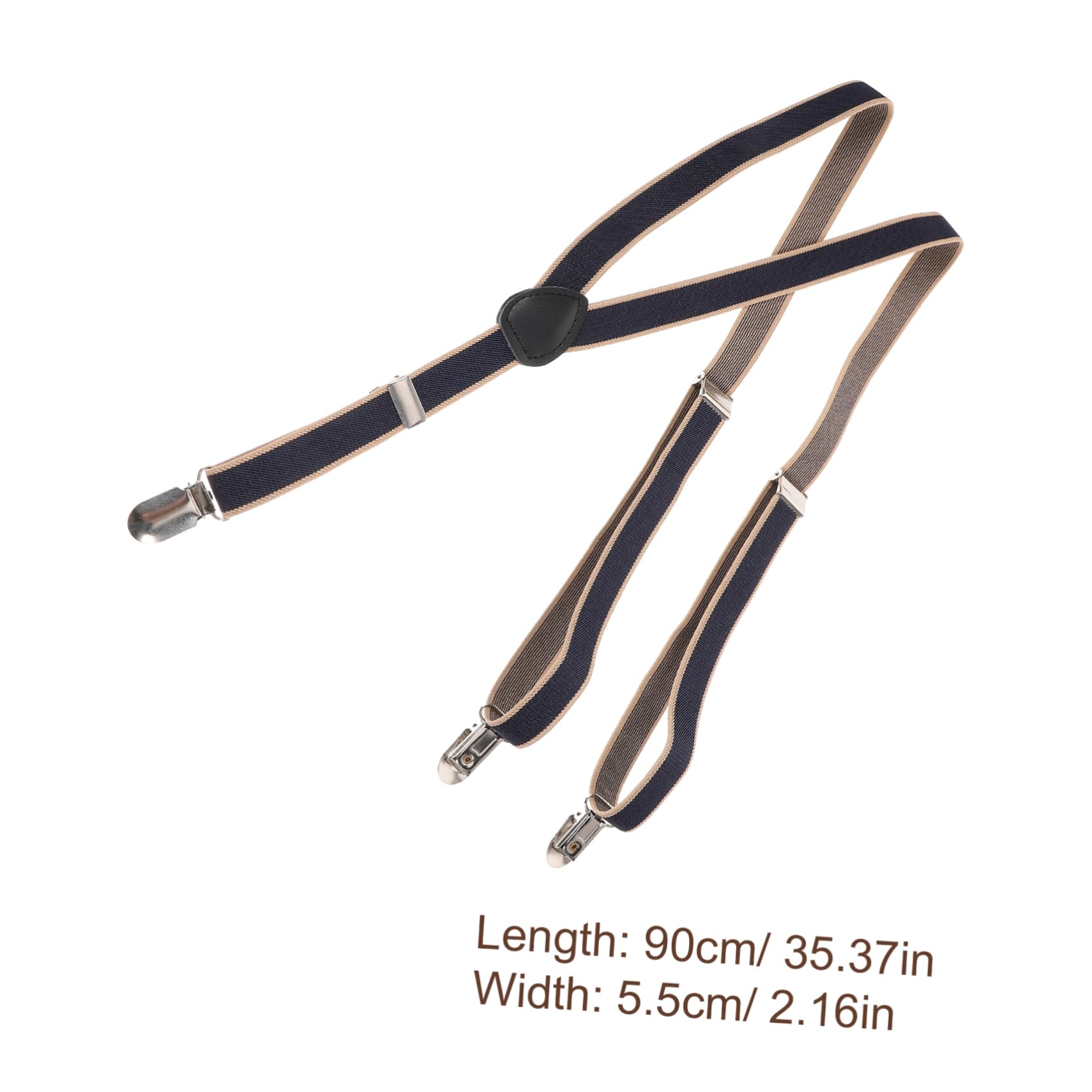 Holibanna Fashionable Men's/women's Suspenders Elastic Dress Suspender Clip for Trousers