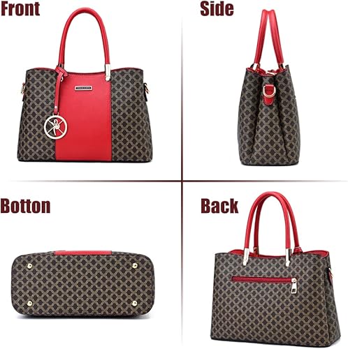 Miniatura 3 de KURGOOL Bolsos y bolsos de mano para mujer, bolso de hombro con asa superior, bolsa de mensajero para mujer