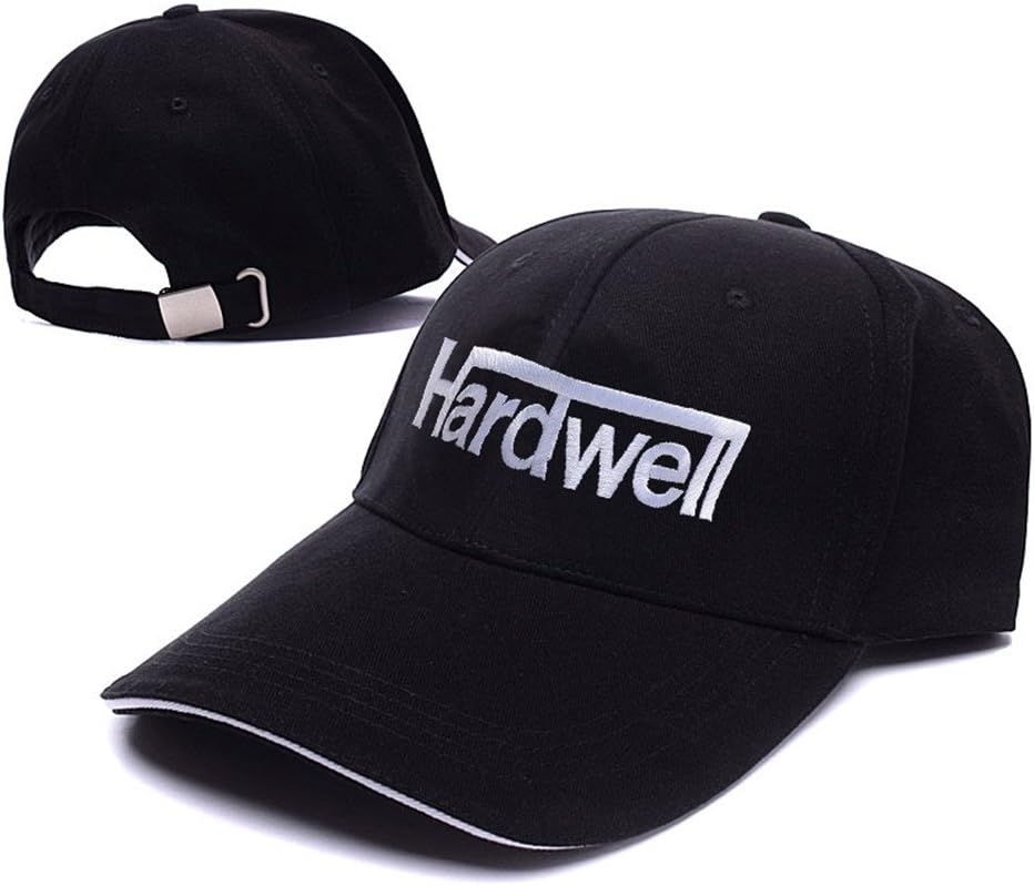 DJ Hardwell Logo Adjustable Baseball Caps Unisex Snapback Embroidery Hats Black