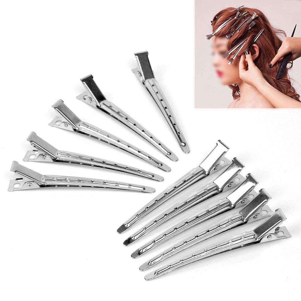 ayushicreationa Hair Styling Clips Professional Steel Sectioning Hair Clips for Salon and Women Girls Accessories (Big)