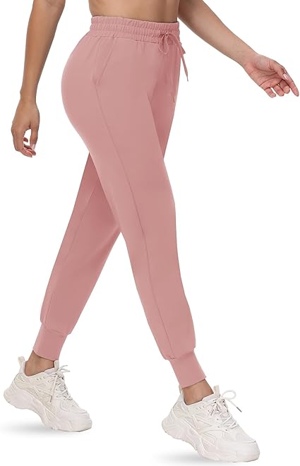 CAMPSNAIL Joggers for Women with Pockets - Womens Sweatpants Yoga Lounge Relaxed-fit Pants for Workout Running