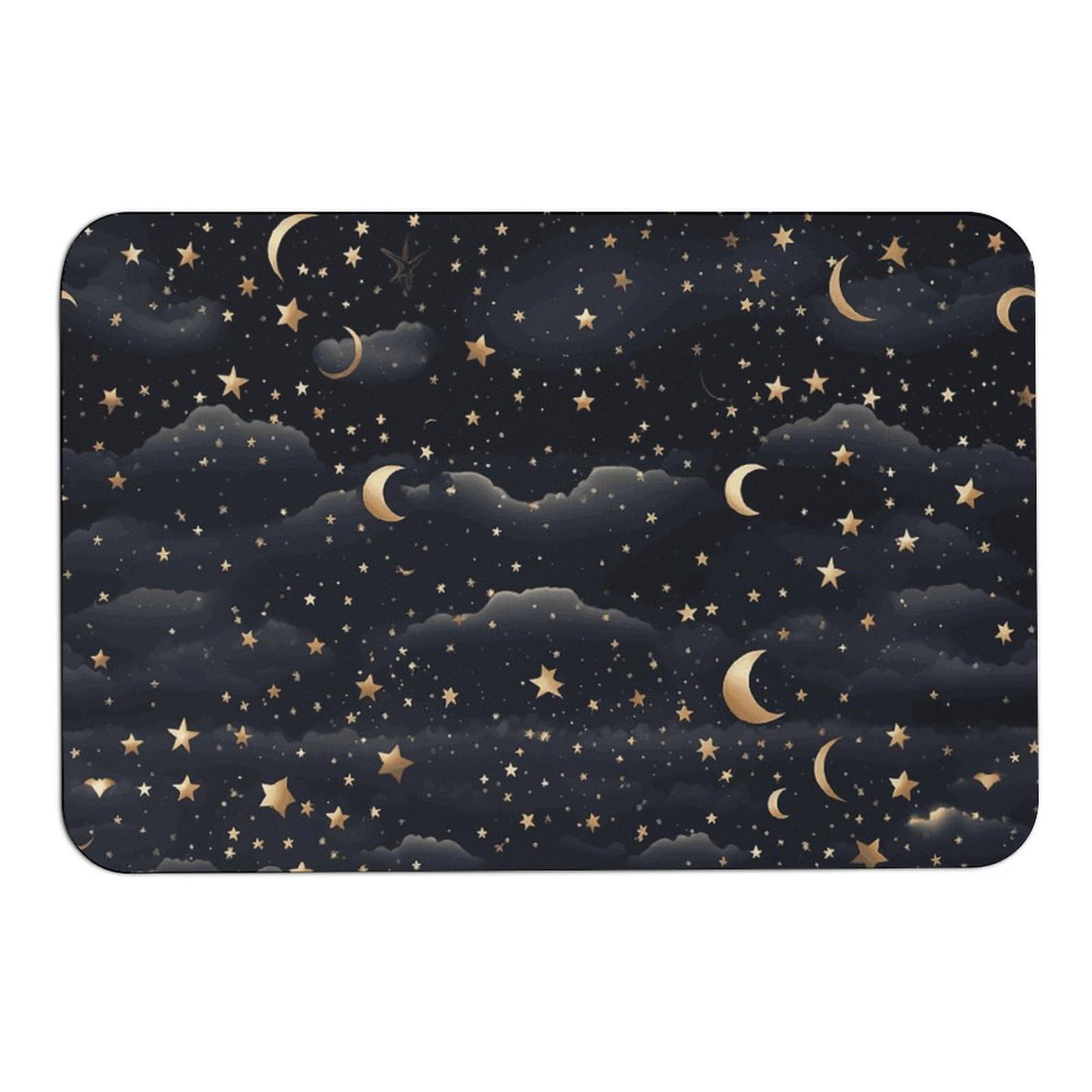 Tapis absorbant l'eau en diatomée antidérapant lune