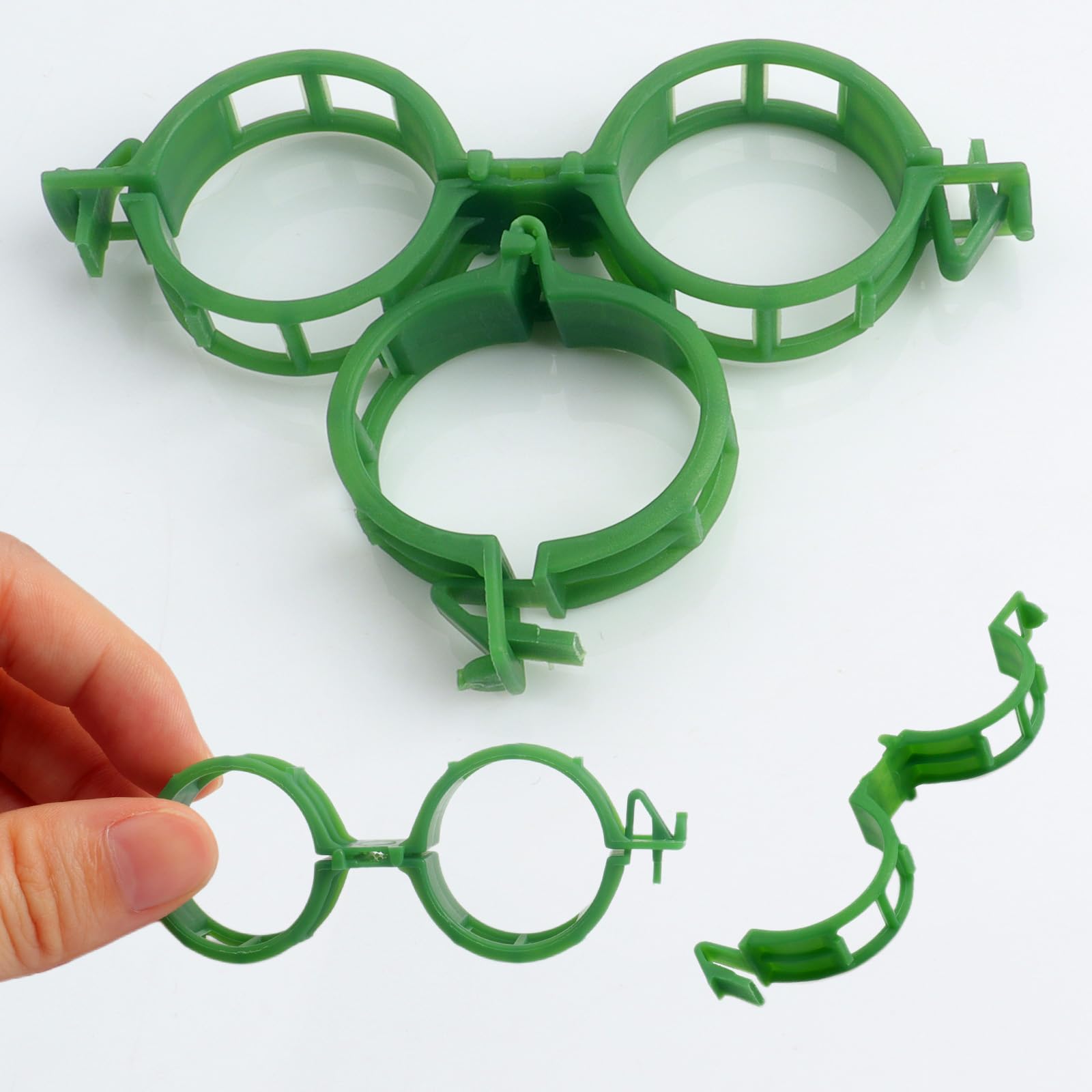 Roellgs 150 pcs garden plant clips, plant support clips, vine clips, flower stem clips for holding tomatoes vegetables - Image 4