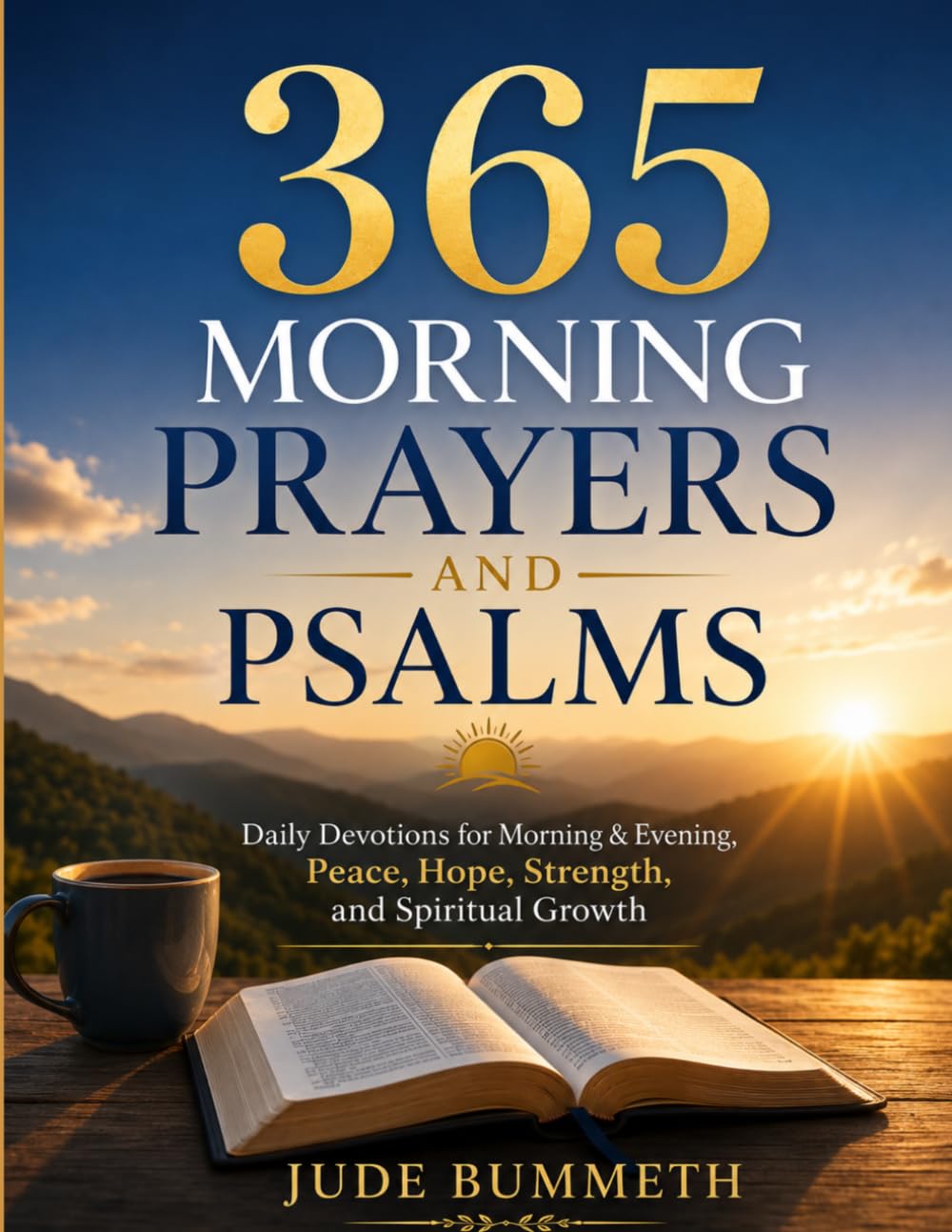 365 Morning Prayers and Psalms: Daily Devotions for Morning & Evening, Peace, Hope, Strength, and Spiritual Growth